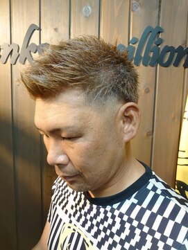 バーバーショップ サンフラット(BARBER SHOP Sun FLat) メンズカット×カラー