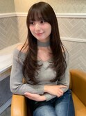 1★Shina/髪質改善縮毛矯正レイヤーカット顔周り前髪韓国銀座