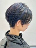 似合わせショート/フェザーショート/細めハイライト