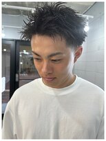 刈部倶楽舞 難波店&nbsp;スパイキーショート×ソフトツイスト