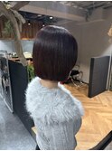 まとまり重視の美シルエットボブ