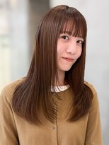 アトロ(Atoro)&nbsp;梅田/レイヤーカット/まろっとベージュ