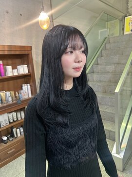 ヘアーデザイン アルエ(HAIR×design ARUE) レイヤーカット / 艶髪暗髪