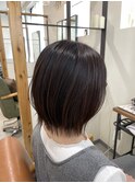 軽めナチュラルボブ　外はね　スタイリング簡単　nico四街道