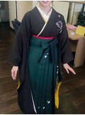 ロングヘアのヘアセット