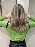 白髪ぼかしハイライト