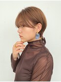 ハンサムショート/丸みショートボブ/20代30代40代50代/顔周り