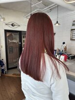 ア セカンド 清藤美容室第弐號(a sekand)&nbsp;ブリーチ無しレッドカラースタイル