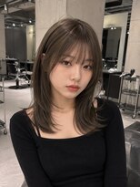 ゲーム 原宿店(GAME) レイヤーカット×透明感カラー