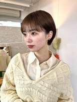 サンドイエナ 横浜店(sand yena)&nbsp;くびレイヤーボブルフネビージュ小顔ワンレンこなれミディ