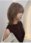 【韓国レイヤーカット】小顔レイヤーカットマロンブラウン