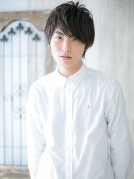 モッズヘア メン 上尾東口店(mod's hair men) ≪mod's men≫厚めバングが新鮮！黒髪爽やかマッシュk