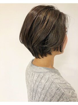 ヴァンキャトル デニム(vingt_quatre denim) ハイライト☆ショートグラデーションボブ