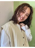 【saya】根元からのカーリーヘア
