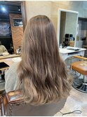 ハイライトグラデーション ミルクティーベージュ