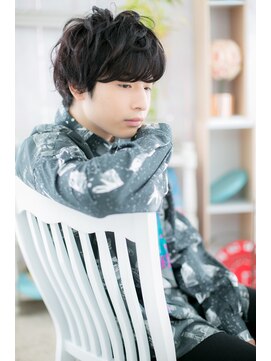 ミック 日暮里店(miq) 大人ネビージュくせ毛風ストリートショートb1