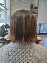 ルッカランス 王子店(Lucca Lance)&nbsp;肩上切りっぱなしボブ　　11月