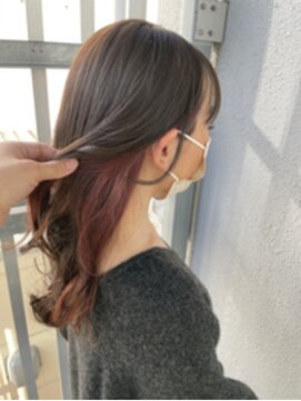 カプア 仙台駅前店(Kapua) ピアスカラー/ピンクベージュ/ブリーチ