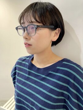 レトン 銀座(leton) ボブルフ/ショコラベージュ/カール/艶ボルドー［銀座］