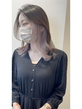 カシィ(kashi) 透明感インナーカラー