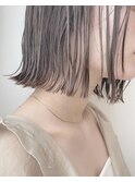 束感重視×切りっぱなしボブ