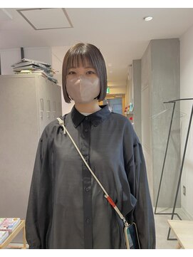 ヨーク(YOKE) 【YOKE】大人ミニボブ切りっぱなしボブワンレングスボブ