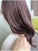 ブリーチなし/【ピンクブラウン】/セクションカラー air諸見里