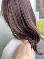 エアー 青山(AIR) ブリーチなし/【ピンクブラウン】/セクションカラー air諸見里