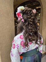 レイン(RAIN)&nbsp;和装に可愛いハーフアップ