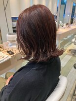 ヘアークラフト アニー 南郷18丁目店(HAIR CRAFT Annie) 外ハネ×オレンジ