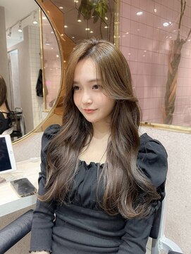 シーシンジュク 新宿南口(Sea shinjuku) 韓国風前髪×ブリーチなし/顔周り[新宿]