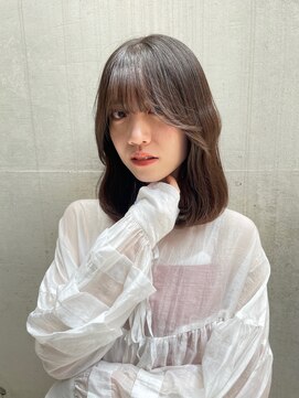 ロンド ストラーダ 心斎橋(Lond strada) マチルダボブ×ピンクベージュ×美髪［髪質改善/縮毛矯正］