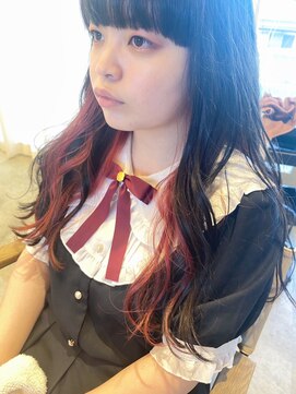 ヘアーエスクールステラ(hair S.COEUR stella) 枚方樟葉インナーカラー