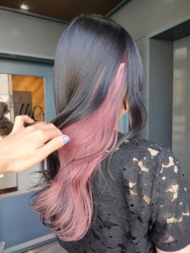 リリー シンジュク(Lilly) 【Lilly新宿】#インナーカラー#透明感ピンク#イルミナカラー