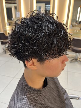 ゼンコー アオヤマ(ZENKO Aoyama) 波巻きスパイラル/ツイスパ/マッシュ/メンズパーマ/黒髪