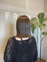 フレーム なんば店(FRAME) ▽ボブ×オリーブカラー