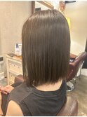 切りっぱなしボブ