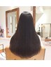 【柔らか質感◎】カット+コスメストレート+トリートメント　￥17,100