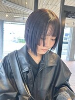 ハート(HART)&nbsp;顔まわりデザインカット×ラベンダーカラー