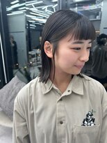 ビューナゴヤ 名駅(VIEW NAGOYA)&nbsp;外ハネ/切りっぱなし/オン眉/切りっぱなしミディアム