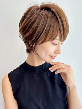 バンプ ギンザ(BUMP GINZA) 30代40代50代絶壁解消ひし形白髪ぼかし大人ショートボブ【猪狩】