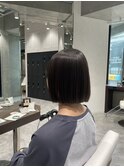 タッセルボブ×縮毛矯正
