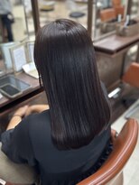 ウィーブ 成田店(Weve)&nbsp;ミディアムヘア/暗めカラー/グランマッシュ/成田/縮毛矯正