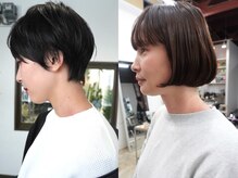 ミリ単位までこだわる、再現性の高いショート&ボブ。