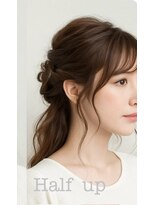 エーティーヘアコレクション 自由が丘(AT.hair collection)&nbsp;ハーフアップ