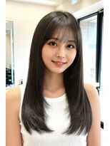 カレント 蕨(THE CURRENT)&nbsp;透け感バング×毛束感セミウェットロング