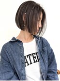 ハイライトバレイヤージュダブルカラーショートカット30代40代