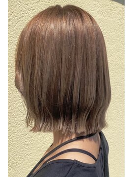 ハイライト、髪質再整カラー