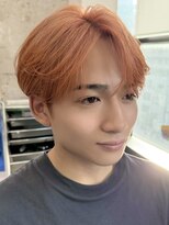 サンクマーケット 渋谷(cinq MARKET) 渋谷メンズカラーミルクティーベージュブラウンブリーチカラー◆