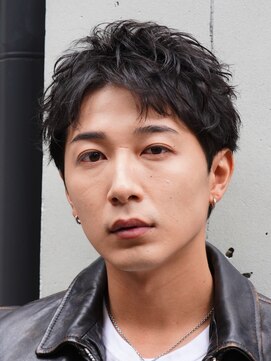 フィフスパーク(fifth PARK) アクティブショートフェザーパーマルーズショートセンターパート